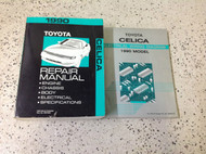 1990 Toyota Celica Service Repair Shop Manual Set W Electrical Wiring DIAGRAM BK