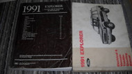 1991 FORD EXPLORER TRUCK Service Shop Repair Manual Set W EVTM OEM 1991