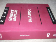 2003 DODGE DURANGO Service Repair Shop Workshop Manual OEM FACTORY BOOK MOPAR