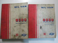 1994 GMC SAFARI CHEVY ASTRO Van Service Repair Shop Manual Set OEM 2 VOLUME GM x