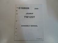 2009 Yamaha ZUMA YW125Y Assembly Manual FACTORY OEM BOOK 09 DEALERSHIP x