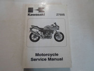 2005 Kawasaki Z750S Motorcycle Service Repair Shop Workshop Manual FACTORY x OEM