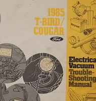 1985 FORD THUNDERBIRD & COUGAR Electrical Wiring Diagram Service Shop Manual x