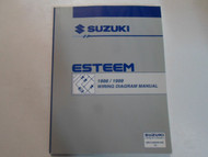 1998 1999 Suzuki Esteem Wiring Diagram Manual FACTORY OEM BOOK 98 99 DEALERSHIP