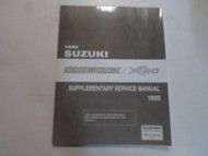 1998 Suzuki Sidekick 1600 Supplementary Service Shop Manual FACTORY OEM DEAL 98