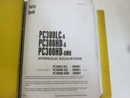 Komatsu PC300LC PC300HD 6MH Excavators Parts Catalog Manual Factory OEM
