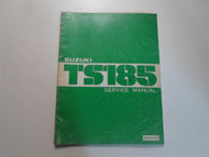1981 Suzuki TS185 Service Repair Shop Workshop Manual x FACTORY OEM BOOK 81 