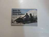 Arctic Cat Snowmobile Safety Handbook Manual FACTORY OEM DEALERSHIP
