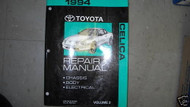 1994 Toyota Celica Service Repair Shop Workshop Manual VOLUME 2 ONLY OEM 1994
