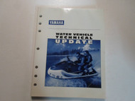 1997 Yamaha Water Vehicle Technical Guide Update Manual WATER DAMAGED FACTORY***