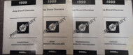 1999 JEEP GRAND CHEROKEE Service Repair Shop Manual PRELIM DIAGNOSTICS SET OEM