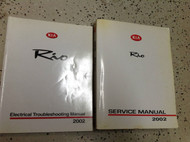 2002 KIA Rio Service Repair Shop Repair Manual FACTORY W Electrical Wiring Book