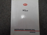 2002 KIA Rio Service Repair Shop Workshop Manual FACTORY OEM 2002 