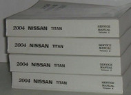 2004 Nissan Titan TRUCK Service Repair Shop Workshop Manual Set Brand New 2004