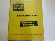 Caterpillar 183 Hydraulic Controls 36E1-UP Service Shop Repair Manual OEM Book