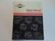 1995 Briggs & Stratton Single Cyl 4 Cycle Repair Manual OUTDOOR DAMAGED STAINED