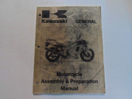 1995 Kawasaki General Motorcycle Assembly & Preparation Manual STAINED FACTORY