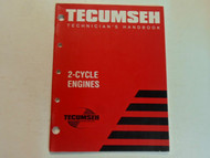 1995 Tecumseh 2 Cycle Engines Technicians Handbook Manual MINOR WEAR FACTORY OEM