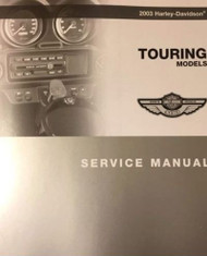 2003 Harley Davidson Touring Service Shop Manual W FLHRSEI2 Parts Catalog Set