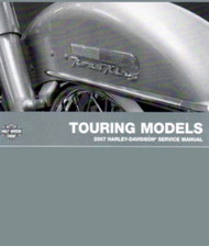 2007 Harley Davidson TOURING MODELS Service Manual W Electrical & Parts Owners 