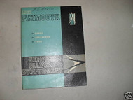 1961 Plymouth Savoy Belevedere Fury Service Shop Repair Manual Supplement OEM