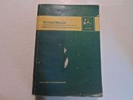 1968 Mercedes Benz Series 114 115 Maintenance Tuning Service Manual VOLUME 1 OEM