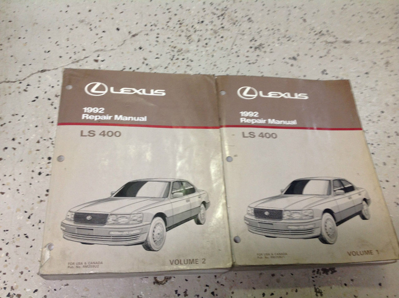 1992 LEXUS LS400 LS 400 Service Repair Shop Workshop Manual Set OEM