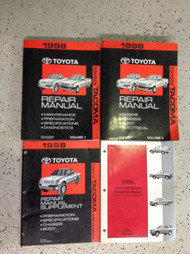 1998 Toyota Tacoma Truck Service Shop Repair Workshop Manual Set OEM x