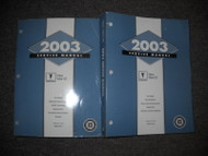 2003 Pontiac VIBE VIBE GT Service Shop Repair Workshop Manual Set OEM FACTORY 