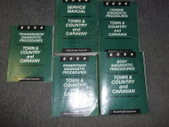 2004 Dodge Caravan & Chrysler Town & Country Service Shop Repair Manual SET W DI