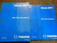 2006 Mazda MPV Van Service Repair Shop Manual SET FACTORY W Wiring Diagram