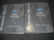 2009 FORD RANGER TRUCK Service Shop Repair Manual Set FACTORY 2 VOLUME SET