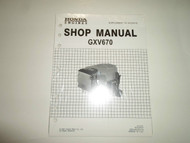 2002 Honda Engines GXV670 Shop Manual NEW FACTORY OEM BOOK 02 DEAL 