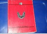 1988 Pontiac Firebird Trans Am Service Repair Shop Workshop Manual FACTORY 1988