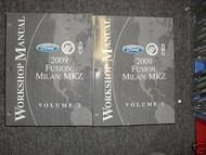 2009 Ford Fusion Mercury Milan Lincoln MKZ Repair Shop Service Manual Set OEM