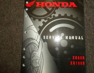1985 1986 1987 1988 1989 1990 Honda XR80R XR100R Service Repair Shop Manual NEW 