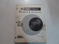 1967 OMC Stern Drive Evinrude Johnson 200 HP Service Manual STAINED FACTORY OEM