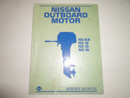 Nissan Outboard Motor NS 9.9 12 15 18 Service Repair Shop Workshop Manual x