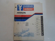 1977 Evinrude Service Shop Repair Manual 175 200 HP OEM Boat 1977 WORN FACTORY 
