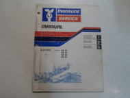 1977 Evinrude Service Shop Repair Manual Electric EB 52 54 82 84 OEM Boat WORN