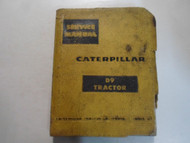 Caterpillar D9 D 9 Tractor 18A1-UP & 19A1-UP Service Shop Repair Manual OEM Worn