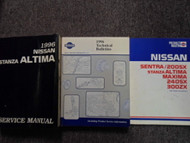 1996 Nissan Stanza Altima Service Repair Shop Manual Set Factory OEM Books 96 x
