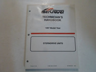 1997 Mercruiser Technicians Handbook Sterndrive Units Manual WATER DAMAGED OEM 
