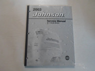 2003 Johnson ST 4 Stroke Models Service Repair Manual BOAT MINOR WATER DAMAGE 03