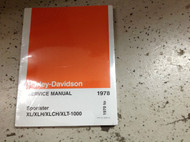 1970 1971 1972 1978 Harley Davidson Sportster XL XLH XLCH-1000 Service Manual 