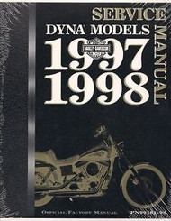 1997 1998 Harley Davidson DYNA MODELS Service Repair Shop Manual Factory x NEW
