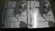 2005 FORD Escape MERCURY Mariner Escape Hybrid Service Shop Repair Manual Set 