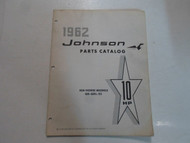 1962 Johnson 10 HP Sea Horse Models QD QDL 23 Parts Catalog Manual WATER DAMAGED