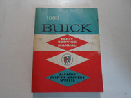 1962 Buick Le Sabre Invicta Electra Special Body Service Manual WATER DAMAGED 62