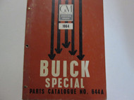 1964 BUICK SPECIAL Parts Catalog Catalogue Manual Factory OEM Book CDN RARE